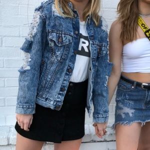 Distressed Vintage Levi’s Denim Jacket